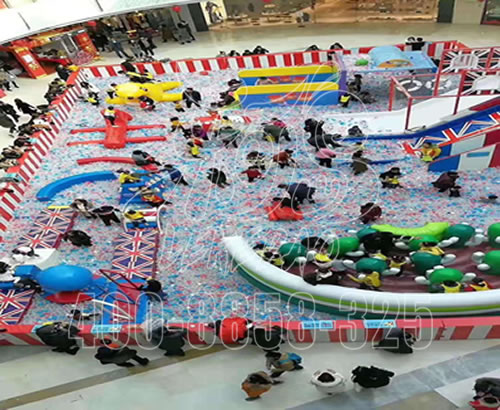 淘气堡儿童乐园室内设备 小型乐园定制 商场百万球池