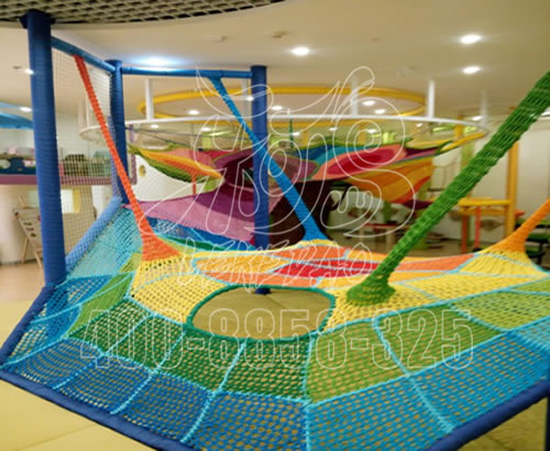 彩虹蜘蛛网儿童游乐设施 大型游乐设备儿童拓展